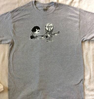 Steely Dan/Peanuts tribute tee, dark heather color TE2168