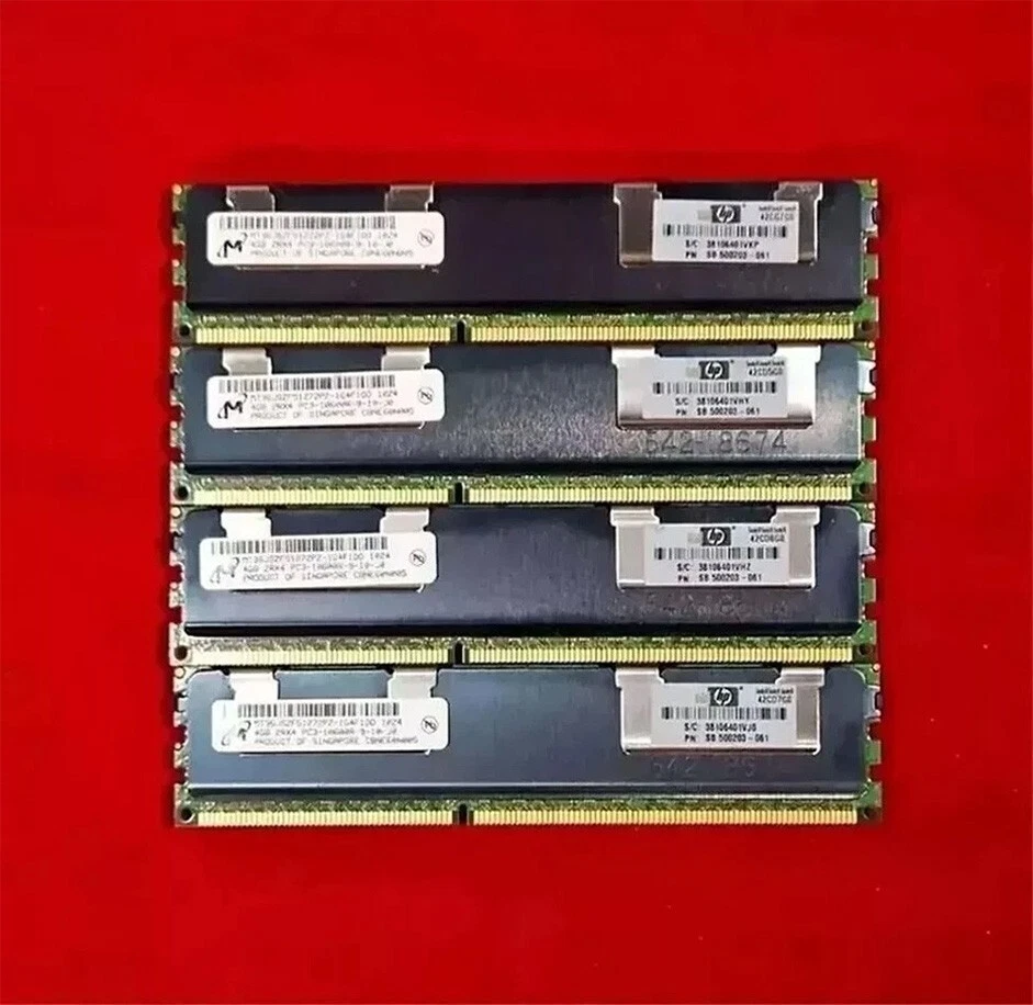 PC3-10600R (DDR3-1333) Bus Speed Server RAM 4 GB Capacity per