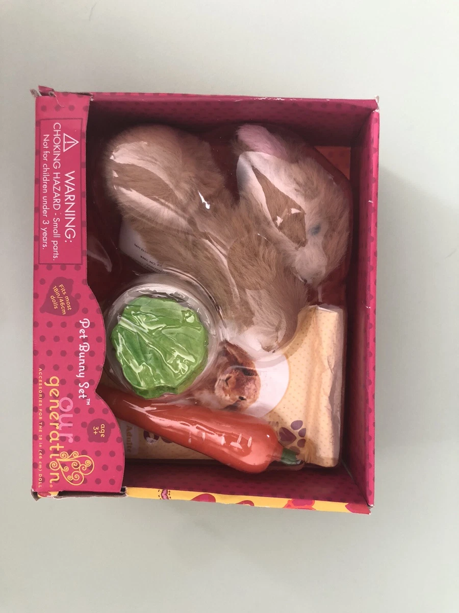 Our generation pet on sale bunny set
