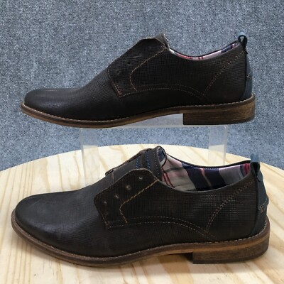 Bull Boxer Dress Shoes Mens 8 Texetos Oxford Brown Leather  display picture 2