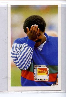 (Jj239-100) RARE, Junior Trade Card of #2 Daley Thompson, Athlete 1986 MINT
