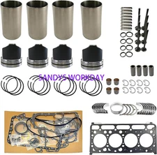 V2403 V2403MDI V2403-M-DI-E3B Overhaul Rebuild Kit Part Fit Kubota Engine Bobcat