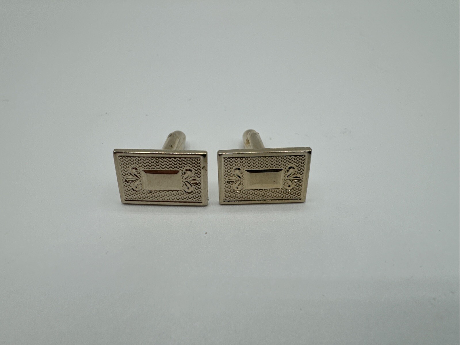 Vintage Rectangular Cuff Link Set - image 2