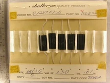 5 Vintage Shallcross HR36 Ultra Precision Resistors Your Choice