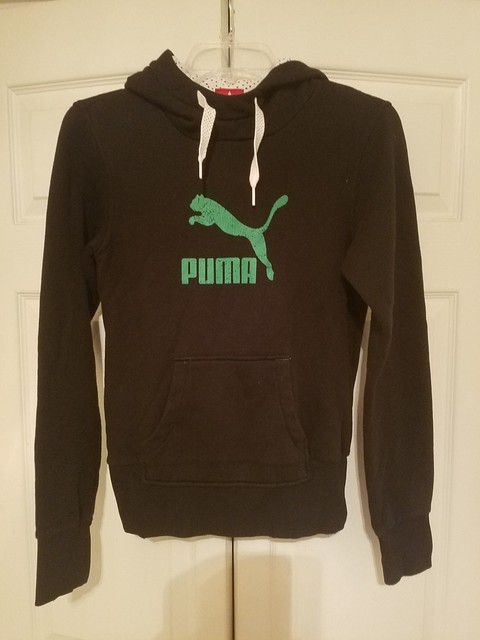 puma green hoodie