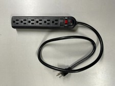 BB-05-5 Surge Protector Black Extension Cord Cable - 3 ft