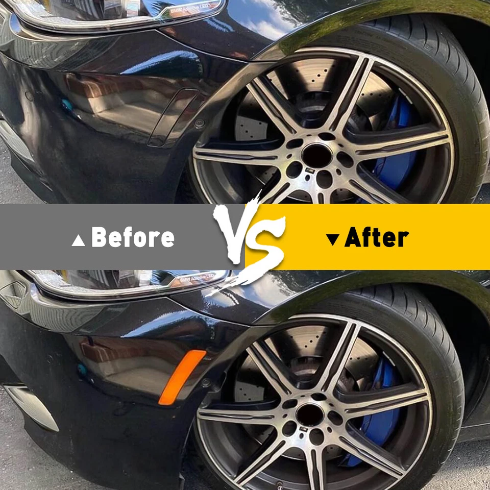 Marcador de luces laterales reflector de parachoques delantero para 11-16 BMW Serie 5 528i 535i 550i Foto 4 de 4