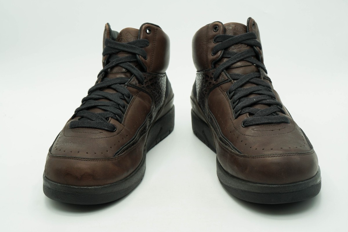 AIR JORDAN II 2 RETRO USED SIZE 9 BIN 23 PREMIO DARK CINDER