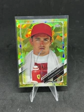 2021 Topps Chrome F1 Sapphire Charles Leclerc #32 Chartreuse