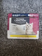 PETARMOR CAPACTION CATS 2-25LB 6 TABLETS EXP. 10/2025