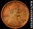 1912-D Lincoln Wheat Cent - Scarce  Uncirculated  Semi-key  No Reserve  #i6746