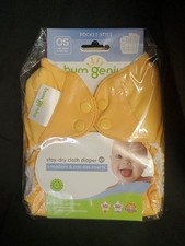 bumgenius Stay-Dry CLOTH DIAPER 4.0 100 Reusable ONE SIZE Orange NEW