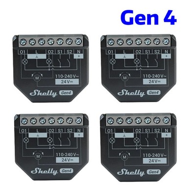 Shelly 2PM Gen4 4er-Pack