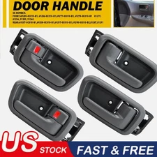 2/4 Interior Gray Front Rear Left Right Handle+Trim Door For Toyota Tundra 00-06