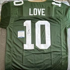 Jordan Love Signed Green Bay Packers Football Jersey #10 Beckett BAS COA