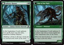 Solitary Hunter // One of the Pack~Shadows Over Innistrad~Lightly Played, German