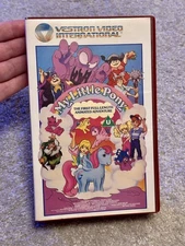 My Little Pony VHS 1986 Movie Vestron Video VHS 80s Big Box Ex Rental Animated