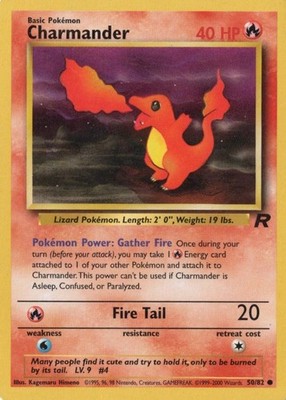 Pokémon Team Rocket Charmander 50/82 