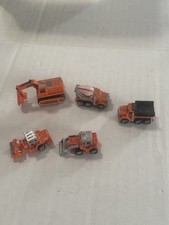 Vintage Galoob Funrise Micro Machines construction vehicles lot of 5
