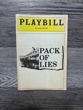 PACK OF LIES, ROYALE THEATRE, BROADWAY PLAYBILL