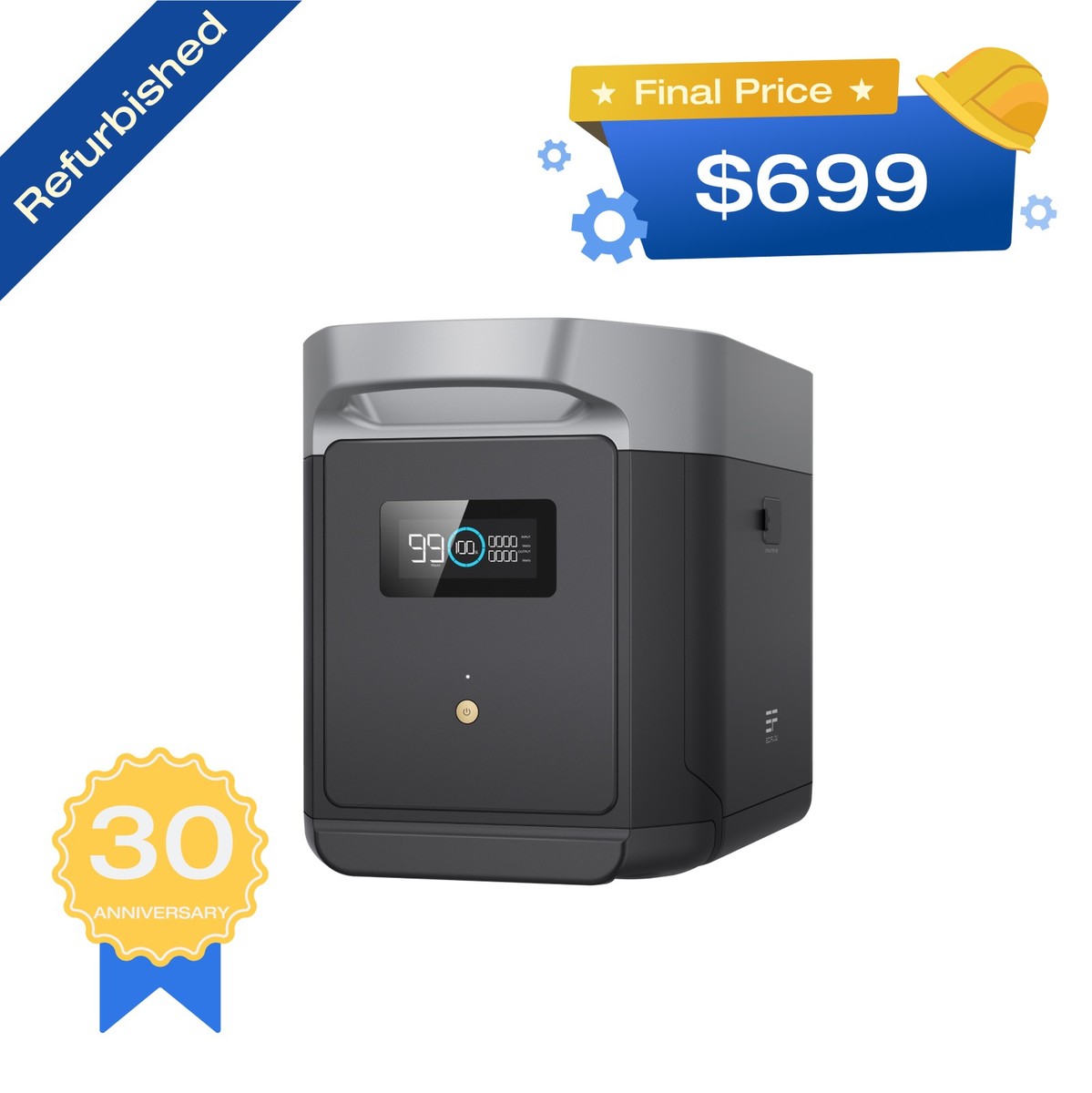 EcoFlow DELTA 2 Max 2048Wh EFD350 未開封品 ポータブル電源(EcoFlow DELTA 2 Max 2048Wh)｜撮影機材レンタル