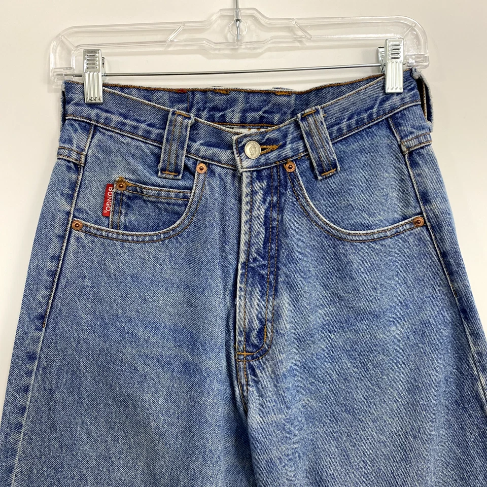 BONGO Special Reserve Label Jeans Juniors Size 5 Blue Denim Tapered Vintage 90s - Image 3 of 4