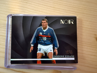 2024-25 Panini Noir - Zinedine Zidane #200 Silver Holo /49 for