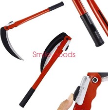 16" Folding Sickle Scythe Steel Mowing cutter Grass Farm Garden Yard Trimming