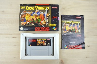 SNES - The Lost Vikings - (OVP, mit Anleitung)