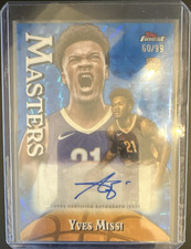 Topps Finest 2024-25 Yves Missi Masters Autographs Blue X-Fractor /99 Pelicans
