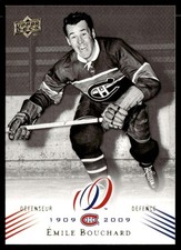 2008-09 Upper Deck centennial Emile Bouchard Montreal Canadiens #45