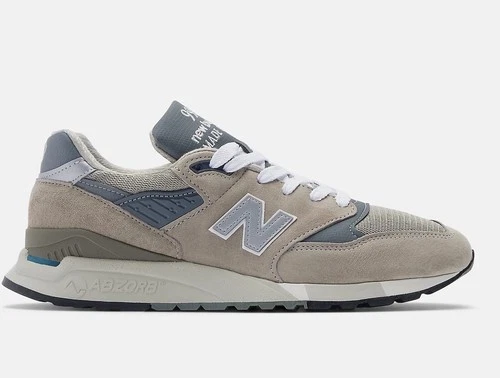 New Balance 998 Mens Size 11.5 Made in USA Grey Silver Classic Sneaker U998GR