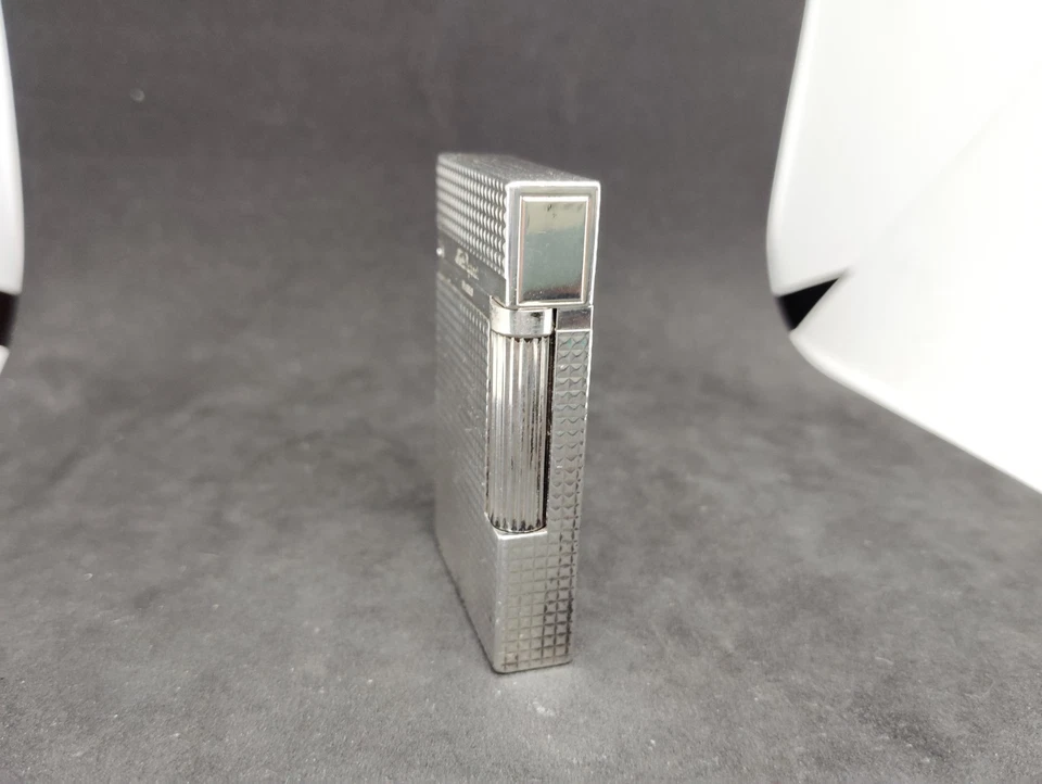 S.T.Dupont Gasfeuerzeug Silber Diamantschliff Montparnasse Linie 2 - Bild 2 von 4