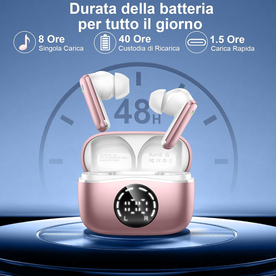 Soundcore C30i Di Anker, Auricolari Open-ear Con Clip, Comodi E Leggeri, Custodia Design Rigido, Archetti Collegabili, Driver Potenti Per Suono Nitido, 30 Ore Di Autonomia, Resistente All'acqua IPX4 - Foto 10