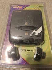 Vintage 1996 Audiophase Personal CD Player Deep Base Model CD102 New In Package