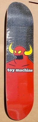 2011 TOY MACHINE ''MONSTER FIBERLAM'' SKATEBOARD DECK VERY RARE U.S.A. MADE