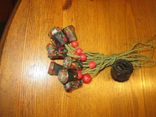 VINTAGE Noma 9 Socket Red Ball C6 CHRISTMAS STRNG  Resoldered  Safety Guarenteed