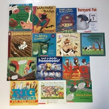Farm Animals Tractor Preschool Kindergarten Bedtime Story 14 Children's Book Lot