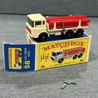 Vintage Matchbox Lesney no 58 DAF Girder Truck w girders with Original Box