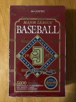 1992 Donruss Series II Baseball Factory Sealed Box 36 Possible Cal Ripken Auto