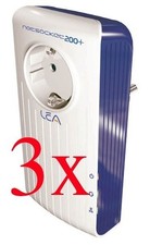 LEA dLAN adapter Powerlan LEA netsocket 200 + dLAN Powerlan network 3 x adapter