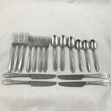 HAMPTON SILVERSMITHS Stainless Flatware Pattern Replacement Lot Of 17 Pieces