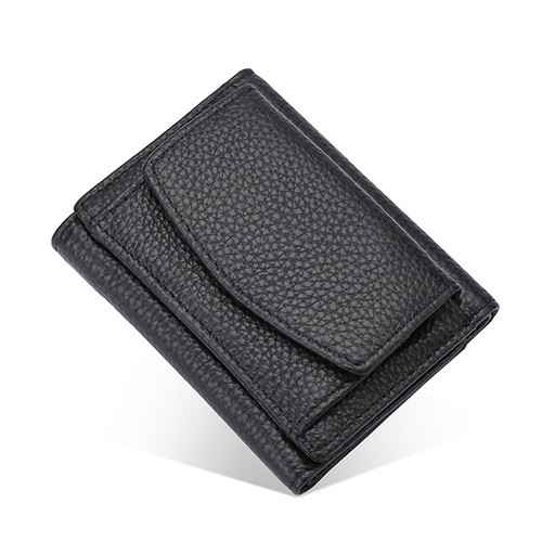 Women's PU Leather Anti-Credit Card Fraud Small Purse Folding Clutch Mini Wallet - Picture 25 of 33