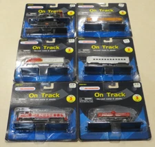 Kid Connection On Track Die Cast Toy Trains lot of 6 New Toys 1990's NIB vintage