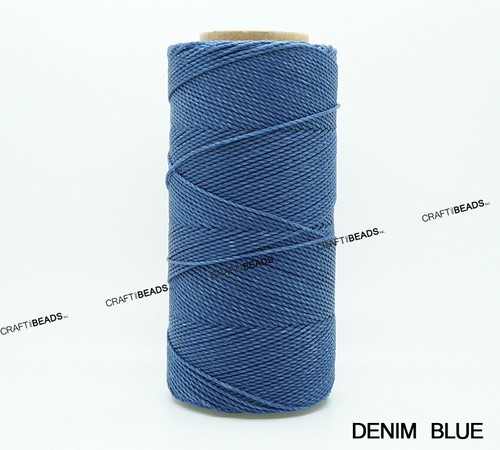 0.5MM Waxed Polyester Linhasita Cord Macrame Bracelet Thread String 368yds Spool - Picture 78 of 83