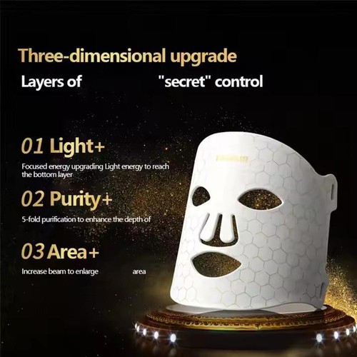 Light Therapy For Face, Led Contour Face Mask Light X4K9 Therapy C6D6 - Picture 5 of 20