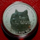 Dogecoin To The Moon! WOW BitPay Currency 1 Troy oz.999 Fine Round/Capsule