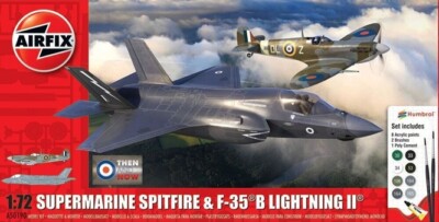 Airfix A50190 - 1/72 'Then and Now' Spitfire Mk.Vc & F-35B Lightning II - Neu
