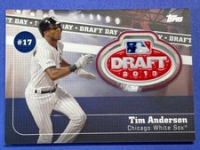 2020 Topps Tim Anderson Draft Day Medallion Chicago White Sox