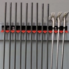 Golf Shaft Holder Rack Bench Mount - 12 & 22 Shafts Capacity Rubber Coated